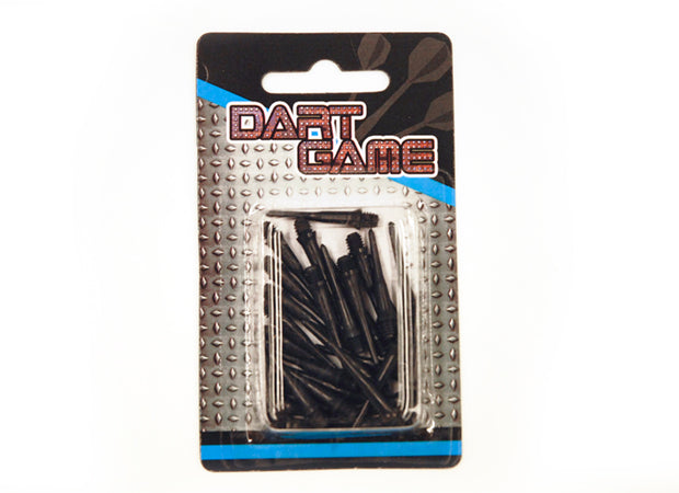 ACON Darts Soft Tip -dartspets i plast (30st) i sin förpackning på en vit bakgrund