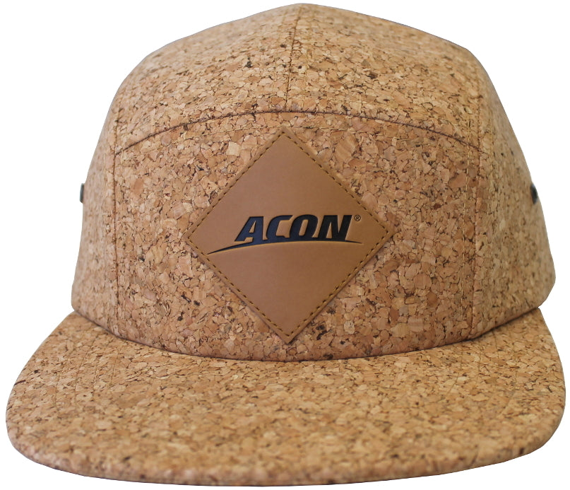 ACON Cork Cap - framsidan av mössan, logotyp