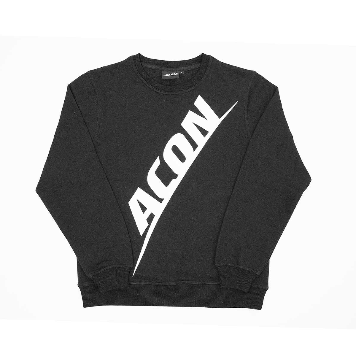 ACON Sweatshirt - svart med vit logo
